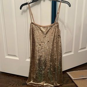 Free People Sequin Mini Dress